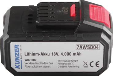Kunzer 7AWSB04 Lithium Battery