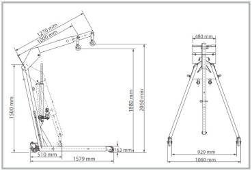 Kunzer Werkstattkran WK5011