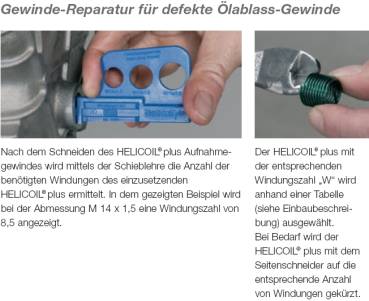 HELICOIL plus Gewinde Reparaturset Ölablass M12x1,5
