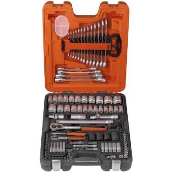 BAHCO Steckschlüssel-Satz 1/4+1/2 - Metrisch+Zoll Einsätze - S106