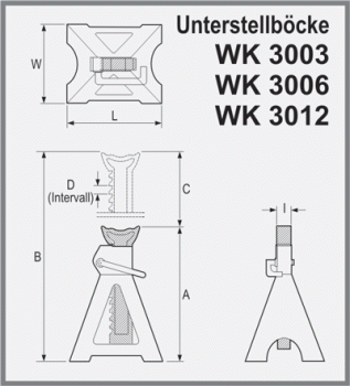 Kunzer Unterstellböcke 6 to. - WK3006