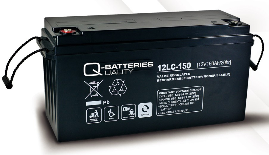 QBatteries AGM 12LC150 QBattery Online Shop