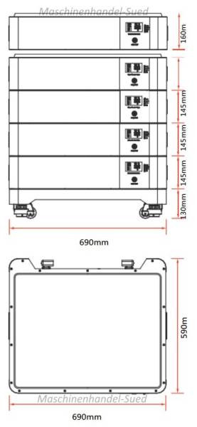 BullTron LiFePO4 Solarspeicher 10kWh